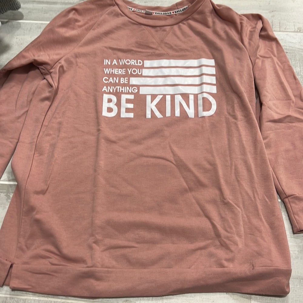 Dusty pink light sweatshirt